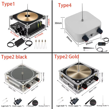 Multi-Function Tesla Music Tesla Coil Speaker with Wireless Transmission Lighting