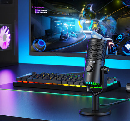 Gaming Microphone for Streaming, Noise Cancelling