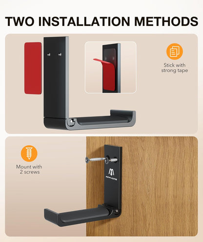 Foldable Aluminum Headphone Stand & Mount