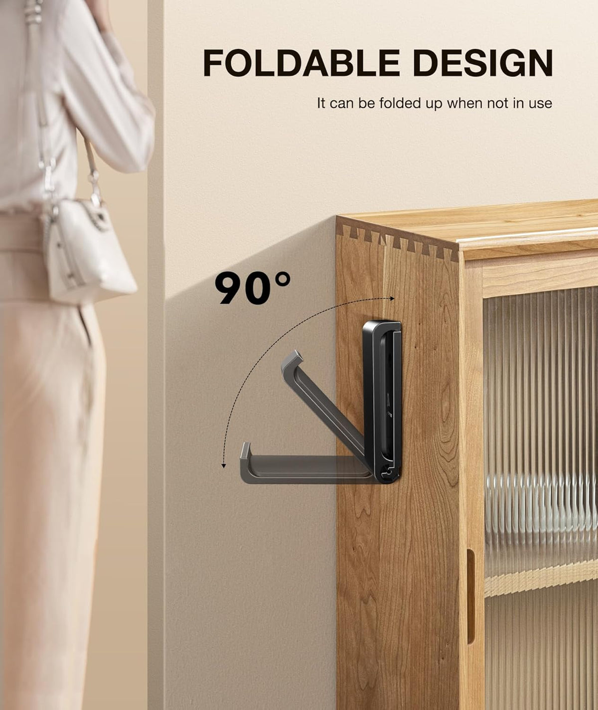 Foldable Aluminum Headphone Stand & Mount
