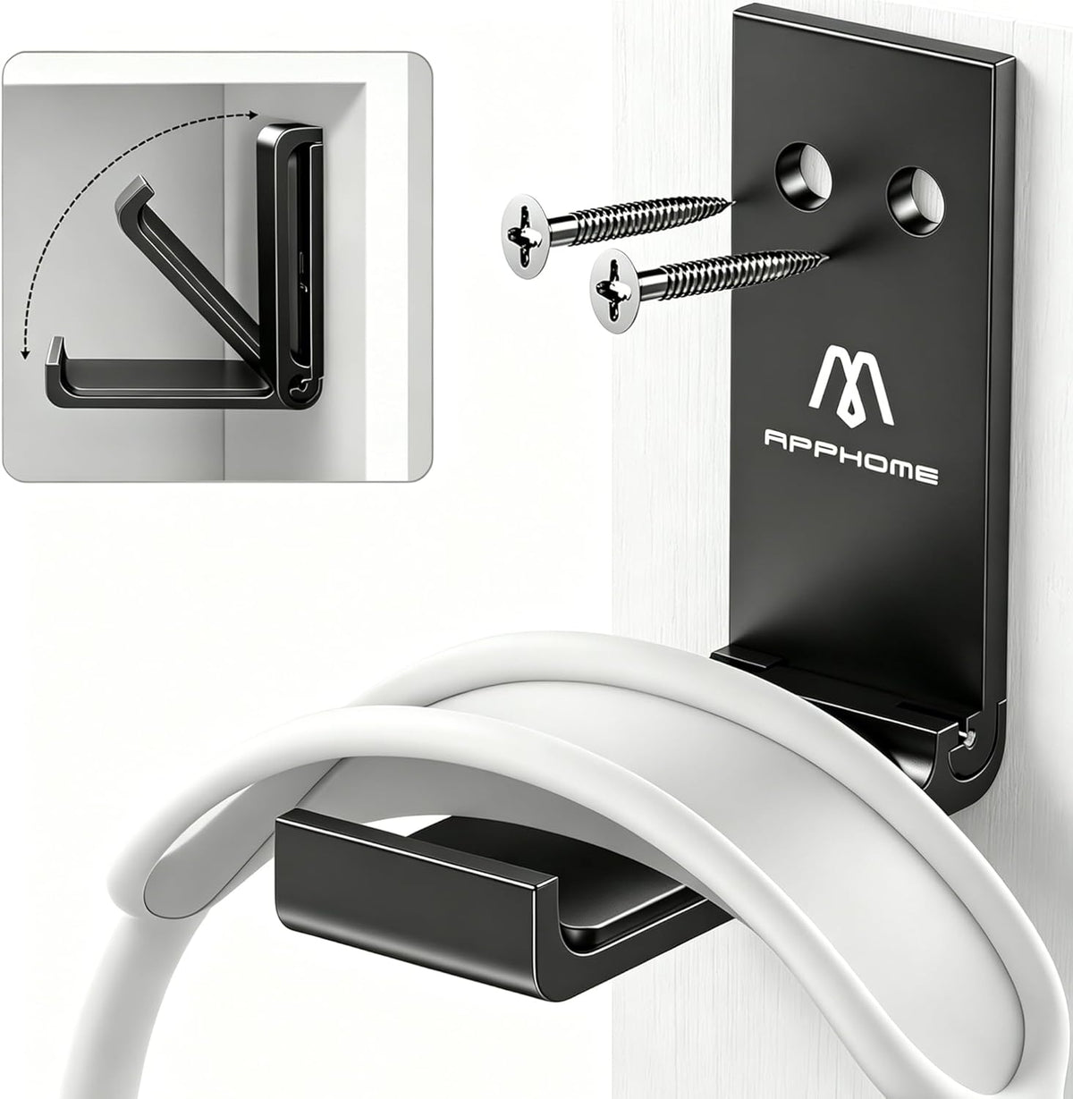 Foldable Aluminum Headphone Stand & Mount