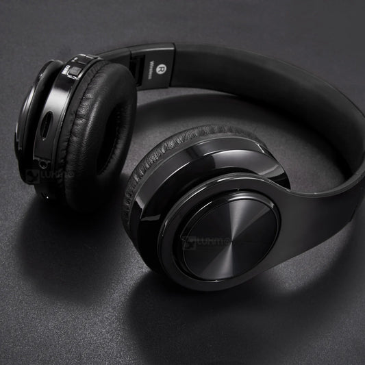 LUXMO Foldable Wireless Noise Cancelling Headphones with Mic