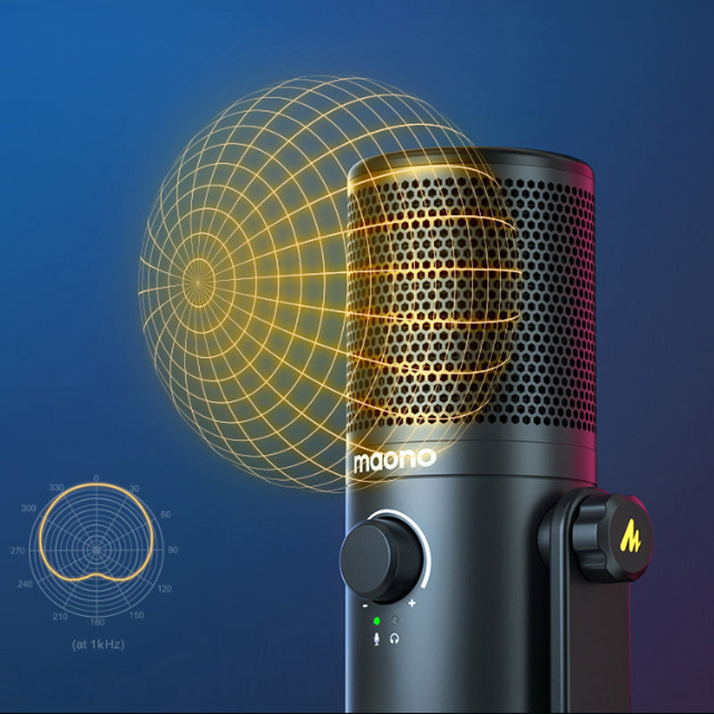 Gaming Microphone for Streaming, Noise Cancelling