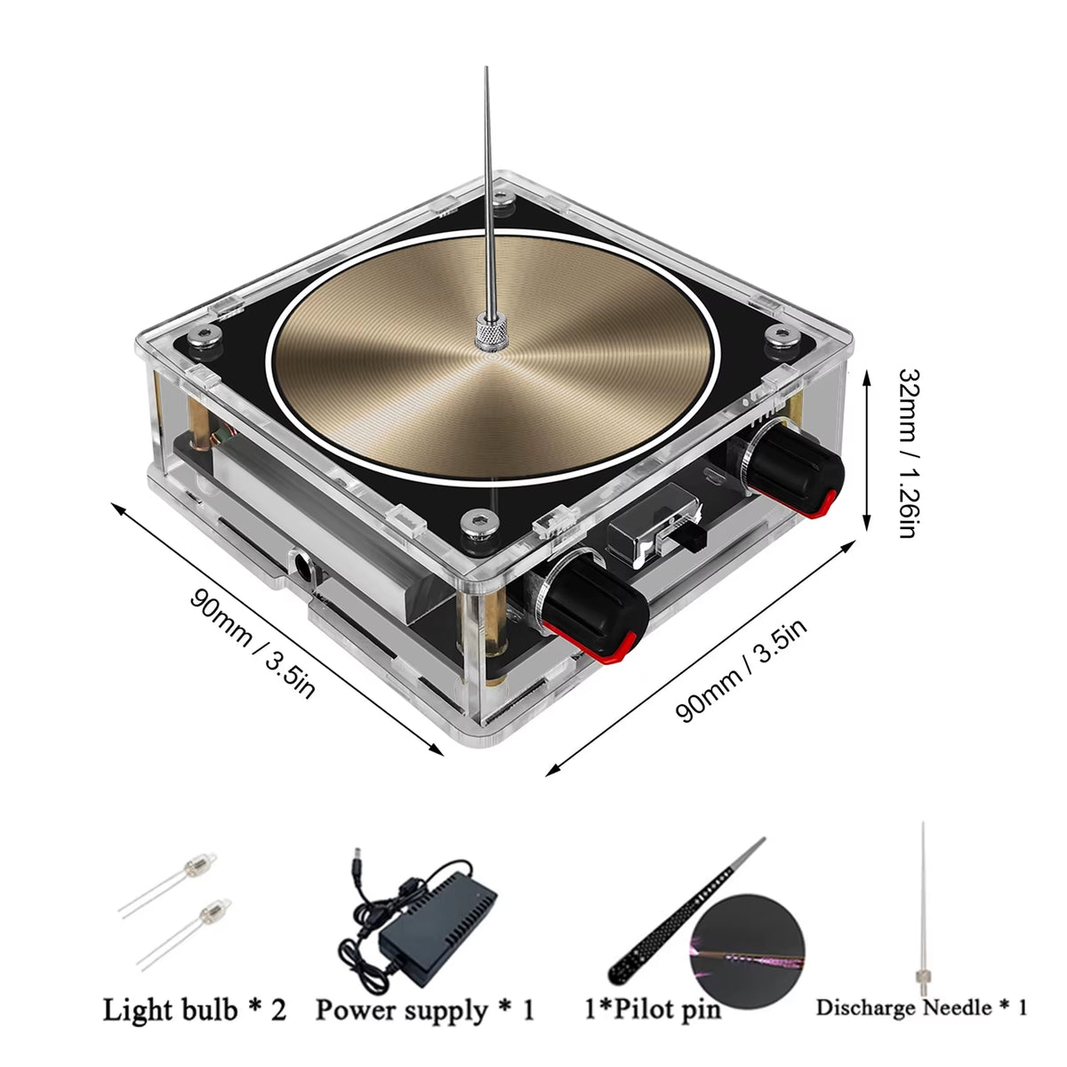 Multi-Function Tesla Music Tesla Coil Speaker with Wireless Transmission Lighting