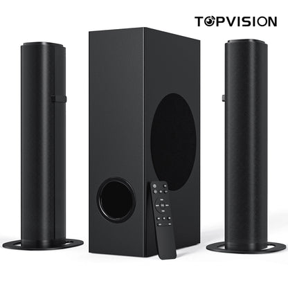 Sound Bar with Subwoofer, 120W Separable Sound Bar for TV, 2-In-1 Detachable Sound Bar with Usb/Aux/Coaxial/Optical/Hdmi/Bluetooth