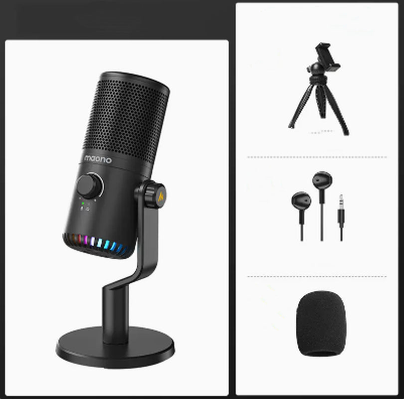 Gaming Microphone for Streaming, Noise Cancelling