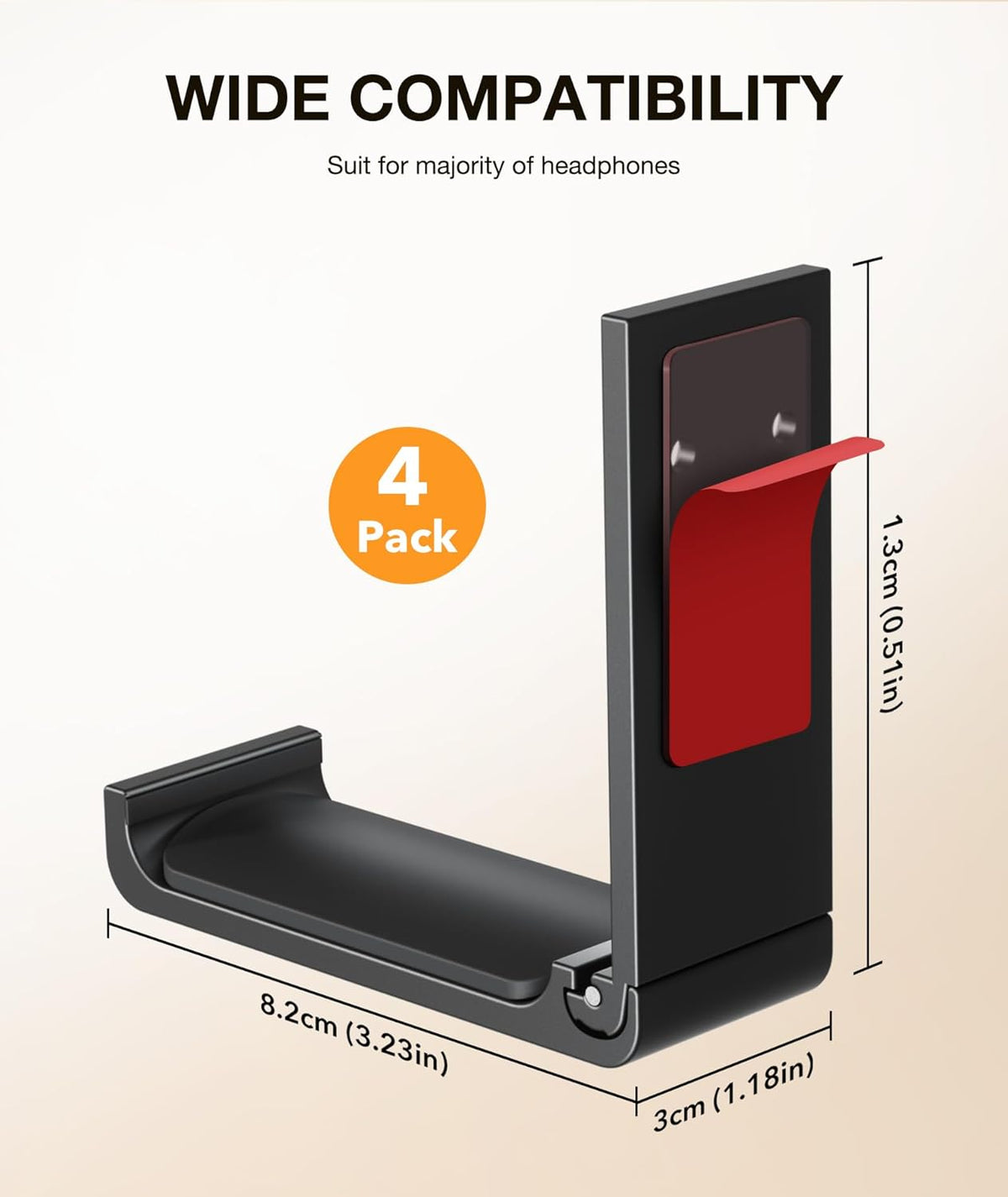 Foldable Aluminum Headphone Stand & Mount