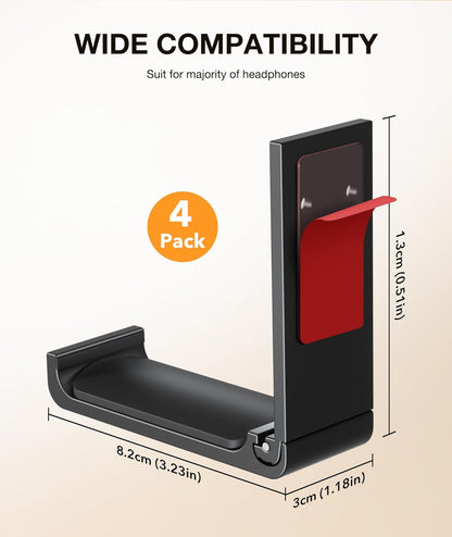 Foldable Aluminum Headphone Stand & Mount