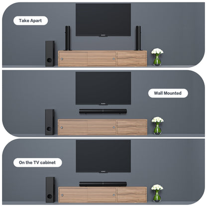 Sound Bar with Subwoofer, 120W Separable Sound Bar for TV, 2-In-1 Detachable Sound Bar with Usb/Aux/Coaxial/Optical/Hdmi/Bluetooth